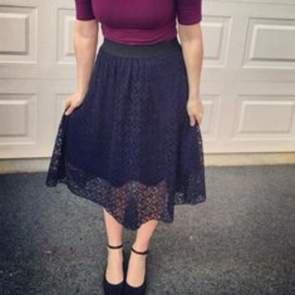 Lace Lola skirt Lularoe small